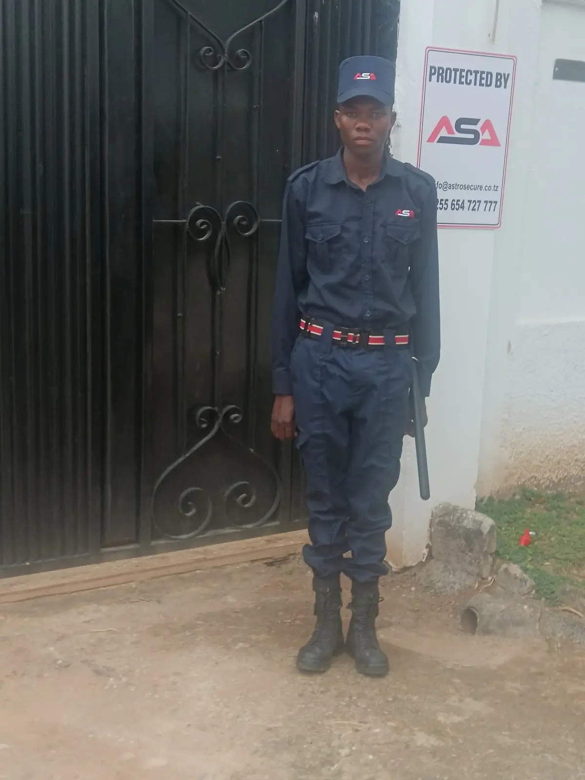 ASA Secure Solutions — guarding residential gate protected